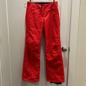 LOLE LIVE OUT LOUD EVERYDAY RED SKI PANTS XS